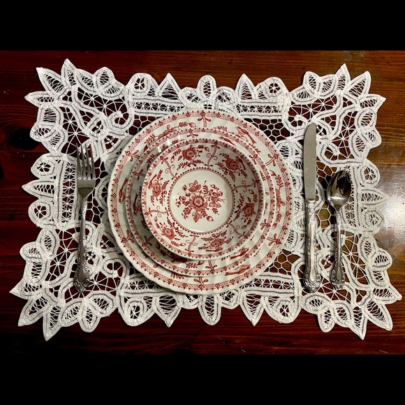 3 Vintage Johnson Brothers Indies Pink Earthenware HTF - Picture 1 of 4